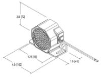 ECCO 580-001 TONAL REVERSE Alarm (Fly Lead) 87dB(A) R10 12-80V