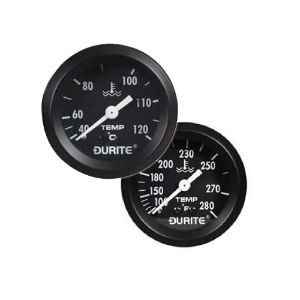 Durite Mechanical Water Temperature Gauge (270° Sweep Dial)