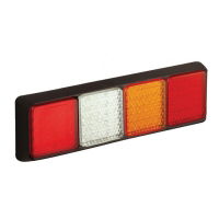 LED Autolamps 100 Series Quad 12/24V Square LED Rear Combination Light | 430mm - [100BFWARME]