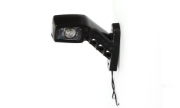 WAS W49 Series LED LEFT End-Outline Marker Light w/ Side - 60° Short Stalk Vertical Mount | Fly Lead [241L]