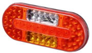 DBG COMBI I Series LED Rear Combination Light (5 Function) | 323mm | 12/24V | Fly Lead | Left | Pack of 1 - [334.004]