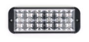 Redtronic BX62BC/BK BLUE 12-LED Directional Warning Module BLACK Bezel R65 (CLASS II) 12/24V