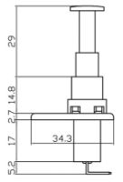 Door Courtesy Switch | Self-Adjusting Plunger | 12/24V | Pack of 1 - [270.042]