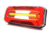 WAS W185 Series 12/24V Truck LED Rear Combination Light | 306mm | Fly Lead | Left/Right | S/T/I w/ Reverse & Fog - [1290 L/P]