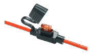 Mini Blade Fuse Holder w/ Cap | In-Line