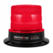 LED Autolamps EQR Series LED R10 Red Three Bolt Beacon [EQR65RBM]