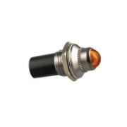 LED Autolamps PL Series Screw-Fit LED Warning Lights | Ø12mm Hole | Amber | 12V | Pack of 1 - [PLA12]