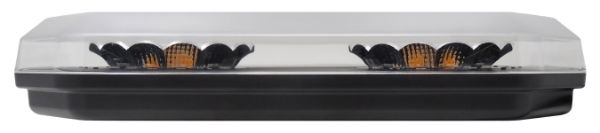 247 Lighting (388mm) LED R65 Amber/Clear Magnetic/4 Bolt Mini Lightbar [CA7097]
