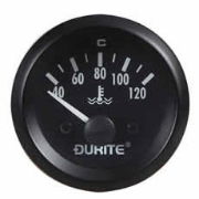 Durite Water Temperature Gauge (90° Sweep Dial)