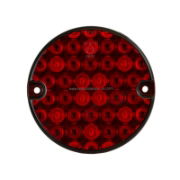 LED Autolamps 95 Series Round LED Signal Light | 95mm | 12/24V | Fly Lead | Stop/Tail - [95RM]