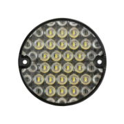 LED Autolamps 95 Series Round LED Signal Light | 95mm | 12/24V | Fly Lead | Reverse - [95WM]