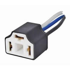 Durite Ceramic H4 Headlight Bulb Holder | 100mm Lead | Pack of 1 - [0-705-22]