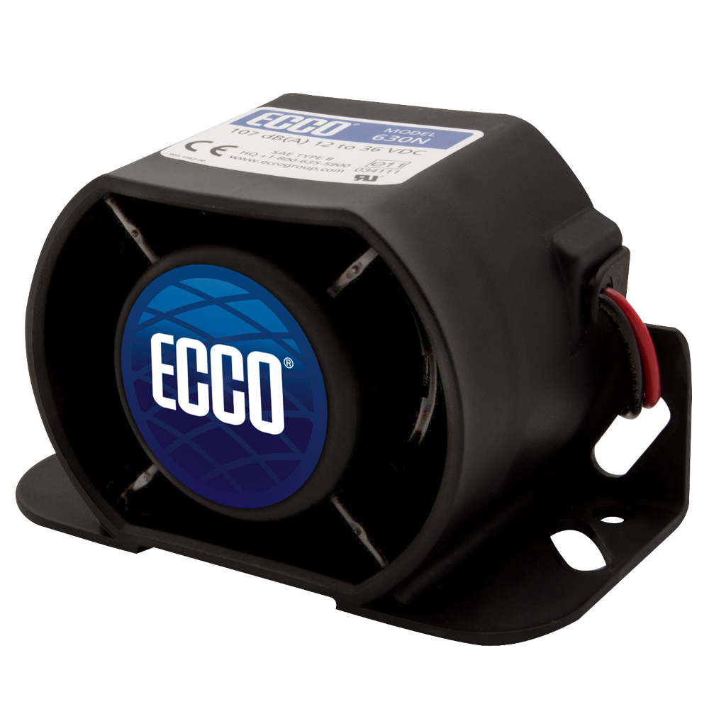 ECCO EA6100 MULTI-FREQUENCY REVERSE Alarm (Fly Lead) 97dB(A) R10 12/24V