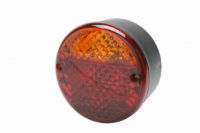 Rubbolite M811 Series 12/24V Round Signal Lights | 140mm