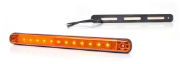 WAS W115 LED Side (Amber) Marker Light (Reflex) | 238mm | Fly Lead - [824]