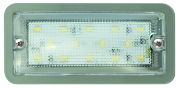 LED Autolamps 148GW12 148mm Grey LED Interior Panel Light 185lm 12V [Fly Lead]