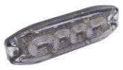 DBG LED Strobe Warning Light | Slim | Amber | 4 LED | R65 - [308.LED4A]