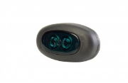 Rubbolite M851 LED ABS (Green) Marker Light | 67mm | Fly Lead (0.5m) - [851/08/04]