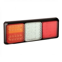 LED Autolamps 100 Series Triple 12/24V Square LED Rear Combination Light | 352mm - [100STIWFMLE]