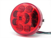 Britax L15 Series 12/24V Round LED Stop/Tail Light | 75mm | Fly Lead - [L15.03.LDV]