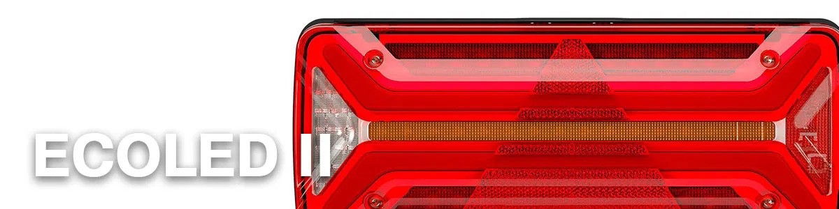 Aspoeck ECOLED II LED Rear Combination Trailer Lights w/ Dyn. Indicator | 360mm