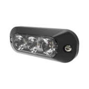 ECCO ED3700 Series Amber 3 LED Strobe Light | R65 | IP67 - [ED3703A]