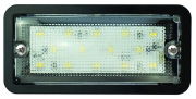 LED Autolamps 148BW12 148mm Black LED Interior Panel Light 185lm 12V [Fly Lead]