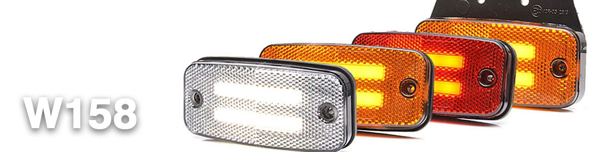 WAS W158 Series LED Marker Lights | 115mm | Banner