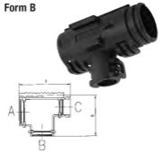 Schlemmer T-Manifold (FORM B) Conduit Connector