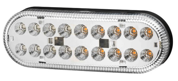 DBG MICRO II Series LED Rear Combination Light | 3 Function | 165mm | 12/24V | Fly Lead | Left/Right | Pack of 1- [334.070]