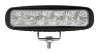 DBG 6-LED Slim Work Light | Flood Beam | 2400lm | Fly Lead | Pack of 1 - [711.037]