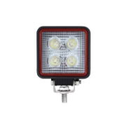 LED Autolamps Red Line Square 4-LED 840lm Work Flood Light 12/24V - RL7612BM