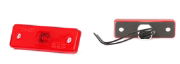 WAS W44 LED Rear (Red) Marker Light (Reflex) | 98mm | Fly Lead + Superseal - [218PSS]