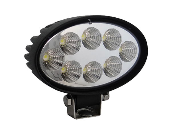 DBG Valueline 8-LED Oval Work Light | Flood Beam | 1100lm | Fly Lead | Pack of 1 - [711.005]