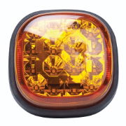 Britax L11 Series 12/24V Square LED Indicator Light | 112mm | Fly Lead - [L11.01.LDV]