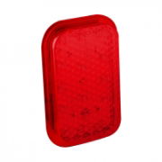 LED Autolamps 130 Series 12/24V Rectangular LED Stop/Tail Light | 134mm | 3-Pin Plug - [130RME]