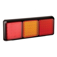 LED Autolamps 100 Series Triple 12/24V Square LED Rear Combination Light | 352mm - [100BFARME]