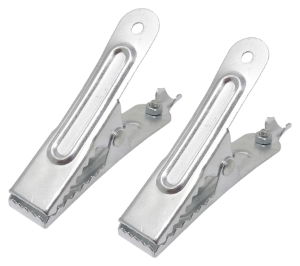 DBG 95mm Un-Insulated Crocodile Clips | 50A