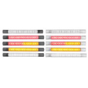 LED Autolamps 285 Series 12V Slim-line LED Signal Lights | 285mm