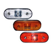 Aspoeck UNIPOINT I Series 12/24V LED Marker Lights w/ Reflex | 119mm