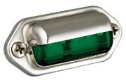 LED Autolamps 6505 Series 5-LED Step/Courtesy Light GREEN (65mm) 12/24V - 6505GM