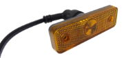 Aspock 31-2219-017 FLATPOINT I LED SIDE MARKER Light with REFLECTOR (0.3m Flat Cable) 12V