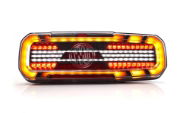 WAS W277 RING BLACK LED Rear Combination Trailer Lights | 402mm Fly Lead | Right | 5 Function - [2376 P BLACK]