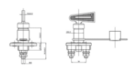 DBG Battery Disconnect Switch w/ Removable Key & Splash-proof Cover 12/24V - [270.033.]