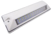 DBG Pulsar Series 12/24V 24-LED Scene Light | 188mm | 1500lm | Fly Lead | White - [391.SCL10002]