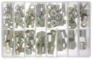 Assorted Open End Copper tube Ring Terminals | Box of 100 - [1023.DB33]