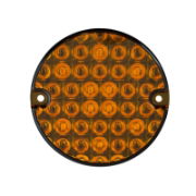 LED Autolamps 95 Series Round LED Signal Light | 95mm | 12/24V | Fly Lead | Indicator - [95AM]