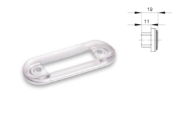 DBG VALUELINE LED Marker Lights Clear Gasket [386.407]