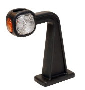 Britax L450 Series LED LEFT End-Outline Marker Light w/ Side 90° Stalk Horizontal Mount | Fly Lead [L450.310.LMV]