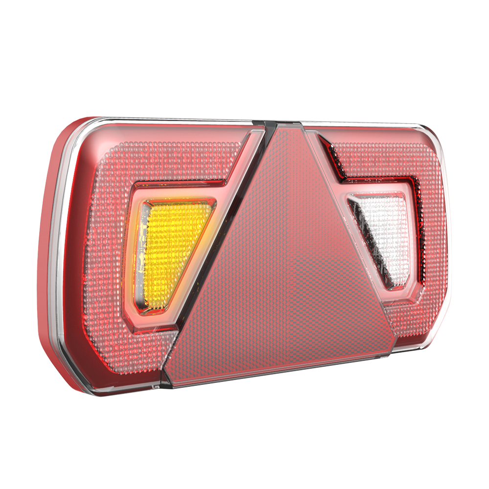 DBG COMBI IV RIGHT LED Rear Lamp w/ Triangle Reflex [Fly Lead]